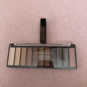 Brand new eyeshadow palette with liquid eyeliner